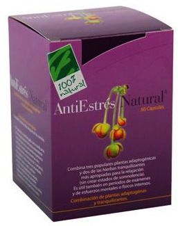 100% Natural AntiEstres Natural 60 cápsulas 100% Natural AntiEstres Natural 60 cápsulas