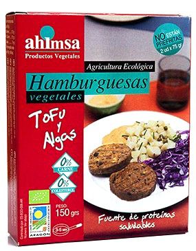 Ahimsa Hamburguesas de Tofu y Algas Eco 150g