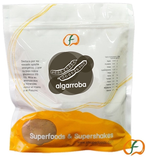 Energy Fruits algarroba polvo ECO 500g