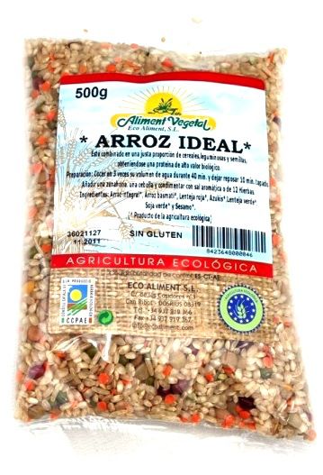 Aliment Vegetal Arroz Ideal Sin Gluten 500g Aliment Vegetal Arroz Ideal Sin Gluten 500g