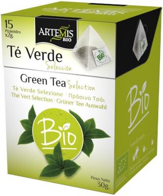 Artemis Té Verde Selección Bio 15 pirámides Artemis Té Verde Selección Bio 15 pirámides