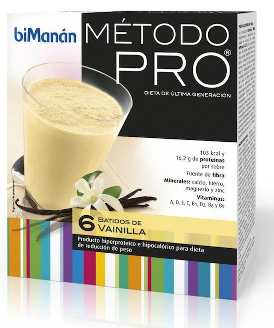 Bimanan Pro Batido Vainilla 6 sobres