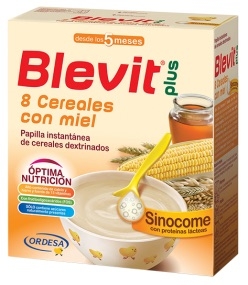 Blevit plus Sinocome 8 Cereales con Miel 600gr Blevit plus Sinocome 8 Cereales con Miel 600gr