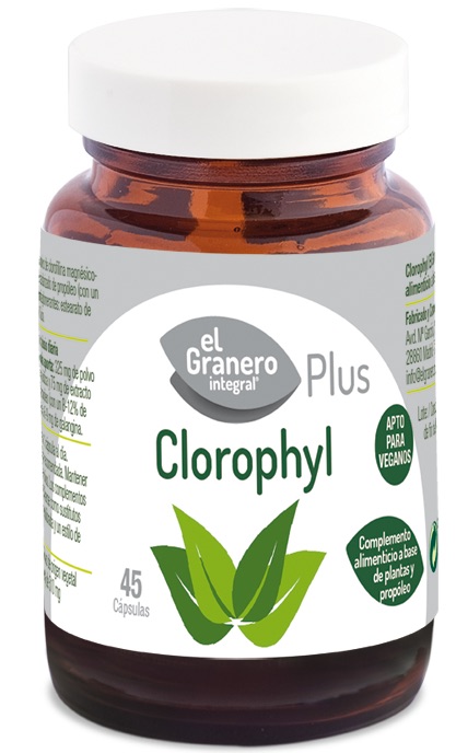 El Granero Integral Clorophyl 510mg - Clorofila 45 cápsulas