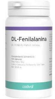 Codival Dl-Phenylalanine 500mg 100 cápsulas