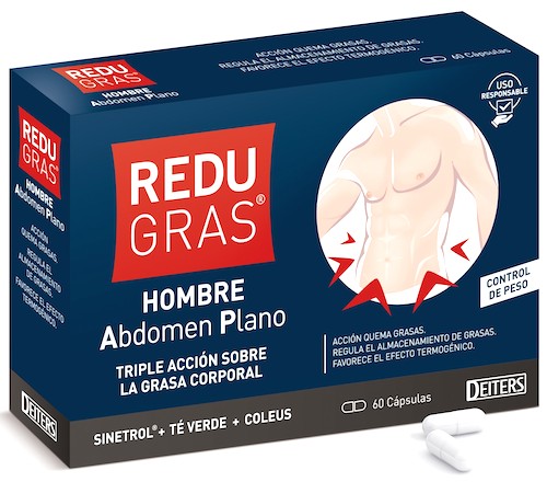 Deiters Redugras Hombre vientre plano 60 cápsulas Deiters Redugras Hombre vientre plano 60 cápsulas