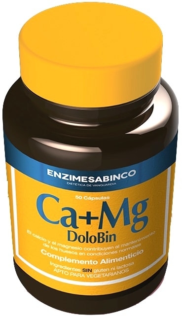 Enzime Sabinco Ca + Mg Dolobin 50 capsulas Enzime Sabinco Ca + Mg Dolobin 50 capsulas