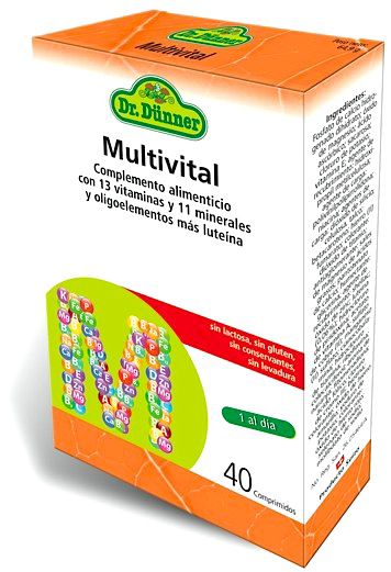 Dr. Dünner Multivital 40 comprimidos Dr. Dünner Multivital 40 comprimidos