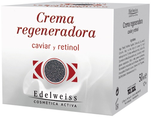 Edelweiss crema regeneradora de caviar y retinol 50ml