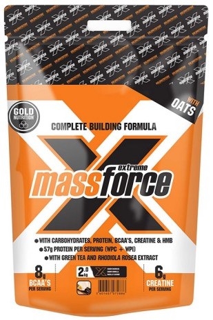 Gold Nutrition Extreme Force Mass Force Sabor Vainilla 2kg
