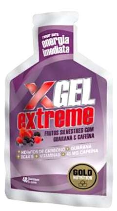 Gold Nutrition Extreme Gel Guarana Sabor Frutas Silvestres 24 unidades