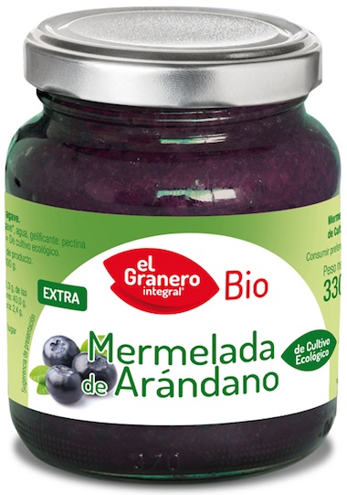 El Granero Integral mermelada de arándanos Bio 330g
