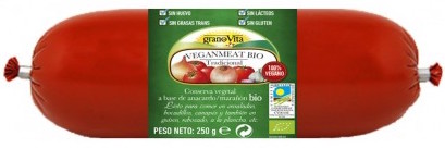 Granovita Embutido vegetal veganmeat tradicional sin gluten bio 250g Granovita Embutido vegetal veganmeat tradicional sin gluten bio 250g