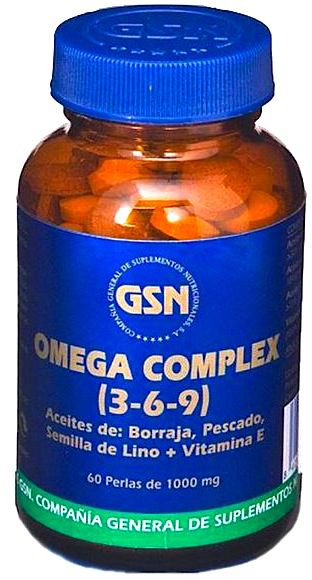 GSN Omega Complex 3 6 9 60 perlas