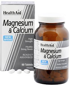 Health Aid magnesio + calcio  90 comprimidos