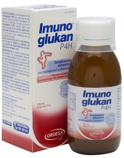 Ordesa Imunoglukan P4H Suspensión Oral 120ml Ordesa Imunoglukan P4H Suspensión Oral 120ml