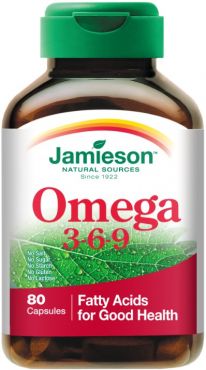 Jamieson Omega 3 6 9 1200mg 80 perlas Jamieson Omega 3 6 9 1200mg 80 perlas