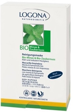 Logona mascarilla facial purificante 10 sobres x 5ml