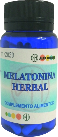 Alfa Herbal Melatonina Herbal 100 cápsulas