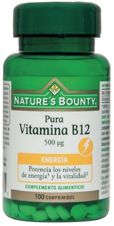 Nature´s Bounty vitamina B12 500mcg 100 comprimidos