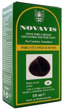Novavis tinte vegetal 6C rubio oscuro ceniza