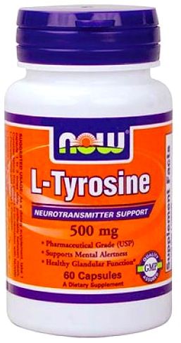 Now L-Tirosina 500mg 60 cápsulas Now L-Tirosina 500mg 60 cápsulas