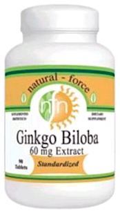 Nutri-Force Ginkgo biloba 60mg 90 comprimidos Nutri-Force Ginkgo biloba 60mg 90 comprimidos