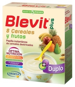 Ordesa Blevit plus Duplo 8 Cereales y Frutas 600gr Ordesa Blevit plus Duplo 8 Cereales y Frutas 600gr