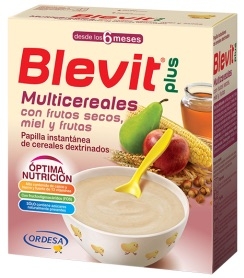 Ordesa Blevit Plus Multicereales con Frutos Secos, Miel y Frutas 600gr Ordesa Blevit Plus Multicereales con Frutos Secos, Miel y Frutas 600gr
