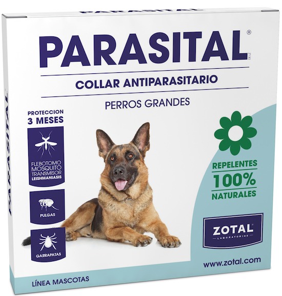 Zotal Veterinaria parasital collar antiparasito perros grandes