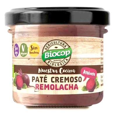 Biocop Pate Cremoso de Remolacha Vegano 110gr Biocop Pate Cremoso de Remolacha Vegano 110gr
