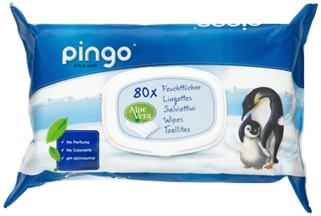 Pingo Toallitas humedas bebe bio 80 unidades Pingo Toallitas humedas bebe bio 80 unidades