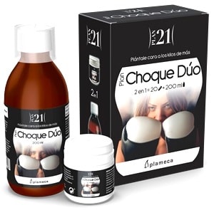 Plameca Plan 21 choque duo stevia 20 cápsulas y 200ml Plameca Plan 21 choque duo stevia 20 cápsulas y 200ml