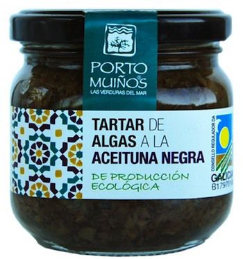Porto Muiños Tartar de Algas a la Aceituna Negra Bio 150g