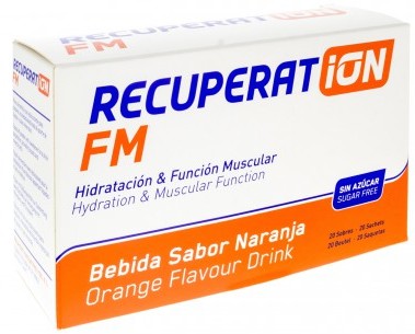 Recuperat-ion FM sin azucar. Sabor naranja 20 sobres