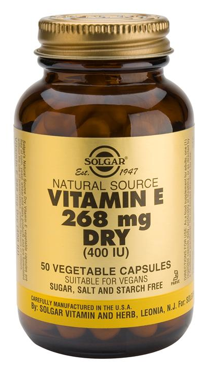Solgar Vitamina E Seca 400 UI 50 cápsulas Solgar Vitamina E Seca 400 UI 50 cápsulas