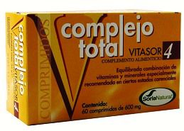 Soria Natural Vitasor 04 Complejo Total 60 comprimidos Soria Natural Vitasor 04 Complejo Total 60 comprimidos