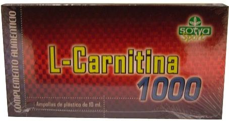 Sotya L-Carnitina 1000mg 20 viales Sotya L-Carnitina 1000mg 20 viales