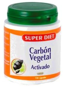 Super Diet Carbón Vegetal Activado 150 cápsulas Super Diet Carbón Vegetal Activado 150 cápsulas