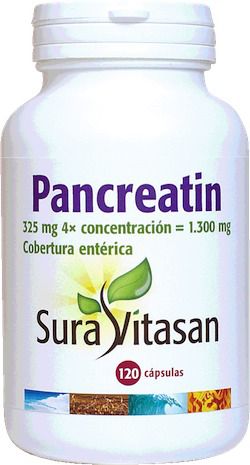 Sura Vitasan Pancreatin 120 cápsulas Sura Vitasan Pancreatin 120 cápsulas
