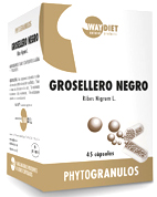 Way Diet Grosellero Negro Phytogránulos 45 cápsulas